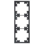 Рамка 3-ая Standart черный матовый 35830 MB