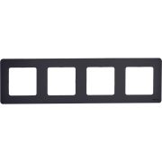 Legrand/Daccord INSPIRIA Антрацит Рамка - 4 поста