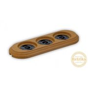 Рамка тройная «Сосна»