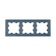 Systeme Electric AtlasDesign Nature Натуральное стекло Грифель Рамка 3-ая