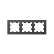 Systeme Electric AtlasDesign Базальт Рамка 3-ая, универсальная