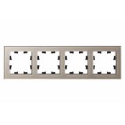 Systeme Electric AtlasDesign Nature Стекло шампань Рамка 4-ая