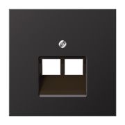 JUNG LS 990 Dark Крышка для сдвоенной телефонной и компютерной розетки UAE