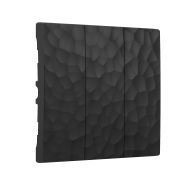 W1239008/ Набор клавиш для выключателя трехклавишного (hammer черный)