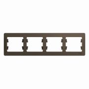 SE Glossa Шоколад Рамка 4-я горизонтальная GSL000804