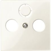 JUNG A 500 Накладка TV/FM Розетки, слоновая кость A561PLTV