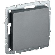 IEK BRITE BASE Сталь Заглушка c суппортом МЗ10-БрС.