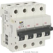 IEK ARMAT Автоматический выключатель M10N 4P C 6А.