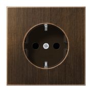 JUNG LS 990 Antik Розетка с/з безвинт. зажим