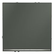 Проходной переключатель встраиваемый VOLTUM S70 одноклавишный с подсветкой 10А, (титан)