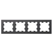 Systeme Electric AtlasDesign Базальт Рамка 4-ая, универсальная