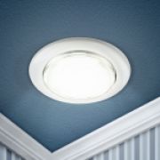 KL35 WH-10 /1 Светильник под лампу Gx53, ЭРА  220V, 13W ,белый (упаковка 10 шт)