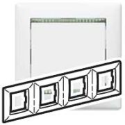 Legrand Valena Бел/кристалл Рамка 4-ая гориз 774464