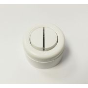 Выключатель 2-клавишный ABS пластик Interior Electric серый