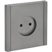IEK FORTE&PIANO Сталь Розетка б/з винтовое крепление 10А FP518.