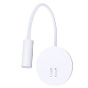 Arte Lamp A8231AP-1WH Electra гибкая подсветка для чтения с выкл., 2 режима