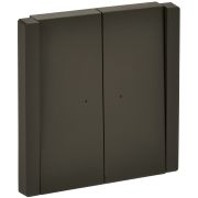 IEK FORTE&PIANO Серый Выключатель 2-кл проходной с индикатором 10А FP308.