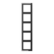 JUNG LS 990 Блестящий Хром Рамка 5-ая