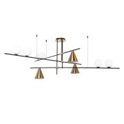 Arte Lamp A7029PL-9BK JACOB Люстра потолочная металл