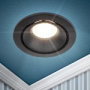 KL100 BK Встраиваемый светильник алюминиевый ЭРА MR16 GU5.3 черный