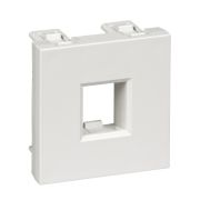 Systeme Electric Лиц.плата W45 2мод 1xKeystone RAL9003