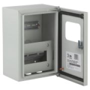 Корпус металлический навесной ЭРА SIMPLE ЩУРНг -06 с окном (285х190х145) IP54 У2 серый