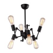 Arte Lamp ROOTS Люстры A9190LM-6BK