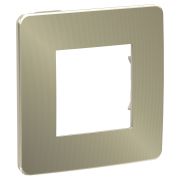 Schneider Electric Unica Studio Бронза/Бежевая Рамка 1-ная