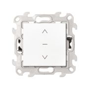 Simon 24 Белый Выключатель жалюзи 3-позиционный 10A 250В~