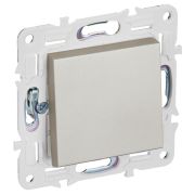 IEK SKANDY Шампань Выключатель 1-клавишный 10А SK-V01Sh.