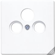 JUNG LS 990 Бежевая Накладка TV-SAT-FM розетки