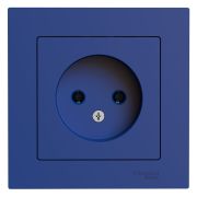 Systeme Electric AtlasDesign Аквамарин Розетка б/з, 16А, в сборе