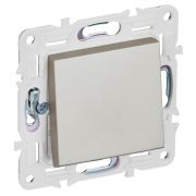 IEK SKANDY Шампань Выключатель 1-клавишный перекрестный 10А SK-V03Sh.