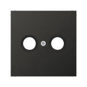 JUNG EcoProfi Черный матовый Накладка для розетки TV-FM
