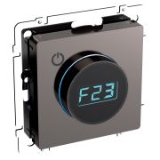 BRITE Термостат электронный с инд. ТС10-1-БрТБ темная бронза IEK