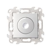 Simon 24 Алюминий Светорегулятор LED поворотно-нажимной проходной 6-60Вт 230В~