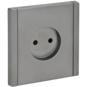 IEK FORTE&PIANO Сталь Розетка б/з со шт винтовое крепление 10А FP517.