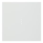 Клавиша одноклавишного выключателя с подсветкой белый матовый 35602 MW