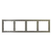 Рамка пластиковая VOLTUM S70 на 4 поста, (шелк)