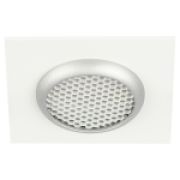 KL110 WH/SL Встраиваемый светильник алюминиевый ЭРА MR16 GU5.3 белый/серебро матовый