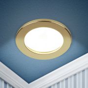 Светильник влагозащищенный ЭРА KL95 GD GX53 IP44 золото Б0055810