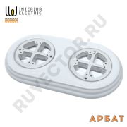 Подложка керамическая с суппортом 2-ая, белая, для Арбат