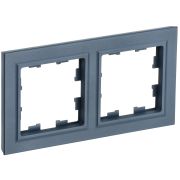 IEK BRITE BASE Маренго Рамка 2-м РУ-2-БрМ.