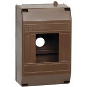 IEK KREPTA 3 Корпус пластиковый КМПн 1/4 IP20 дуб откр.монтаж.