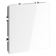 Заглушка VOLTUM S70 с суппортом, (белый глянцевый)