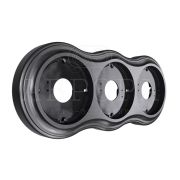 Рамка 3-местная дерево «Аврора» венге