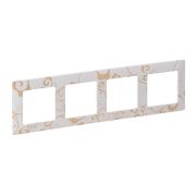 Legrand Valena LIFE Ампир белый Рамка 4-ая