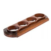 Рамка 4-местная дерево «Элегант», темный дуб