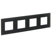 IEK SKANDY Стекло Графит Рамка 4-ая SK-F24G.