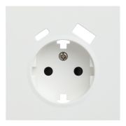 Лицевая панель для розетки 2к+з с USB A+C белый матовый 35637 MW